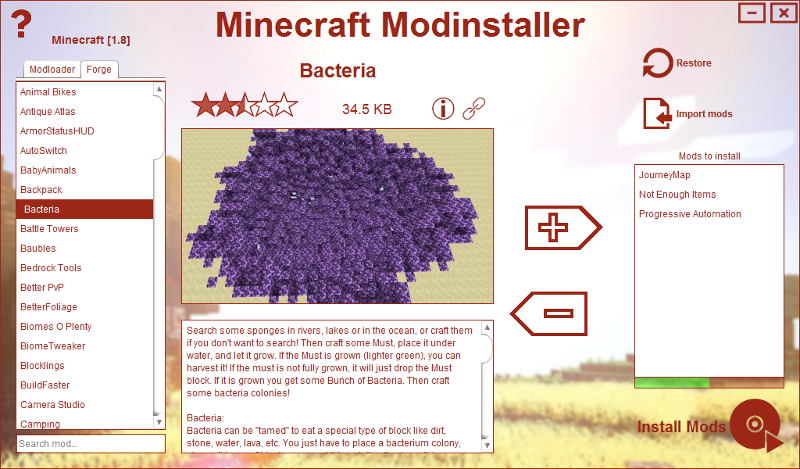 TooManyItems 1.8, 1.7.10 - Very Useful Management Mod